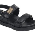 Sandalia negra modelo Gigi